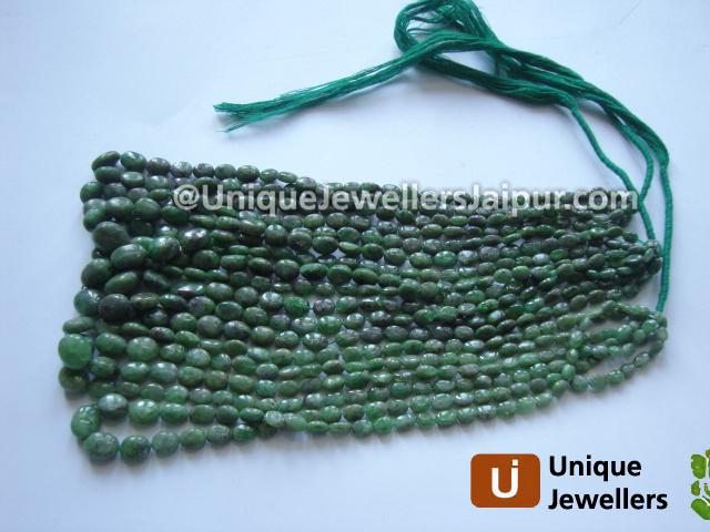 Tsavorite Plain Oval Beads